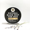 Натуральное черное мыло для мужчин